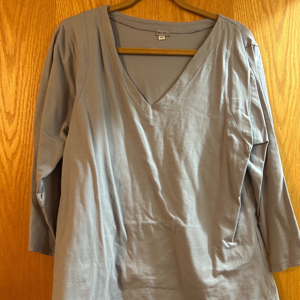 Just Jill Grey XXL top